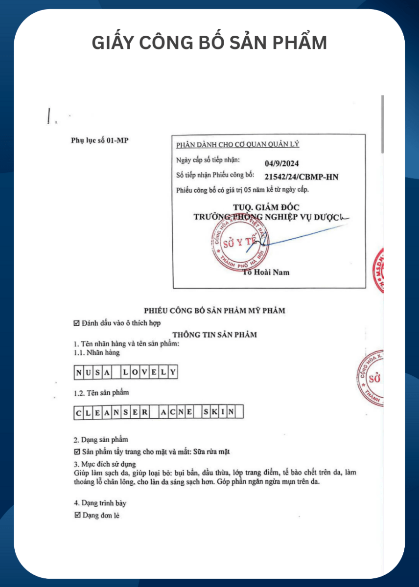 Sữa Rửa Mặt NUSA Dành Cho Da Dầu Mụn  (150ml)....