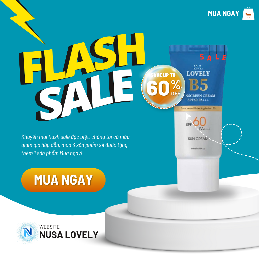 Kem Chống Nắng Phổ Rộng Nâng Tone B5 SPF60 PA+++  60ml..