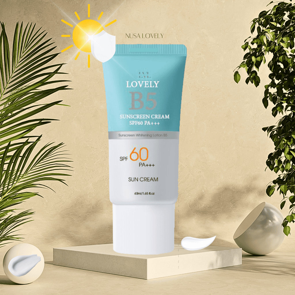 Kem Chống Nắng Nâng Tone Kem Trắng B5 Lovely SPF60 PA+++ 60ml.. - Nusa Lovely Việt Nam